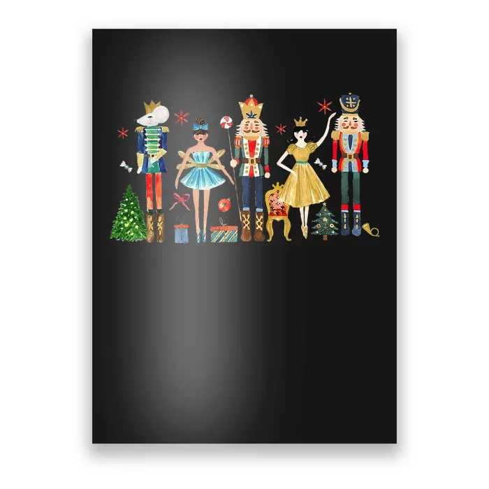 Nutcracker Squad Ballet Dance Christmas Matching Family Xmas Poster