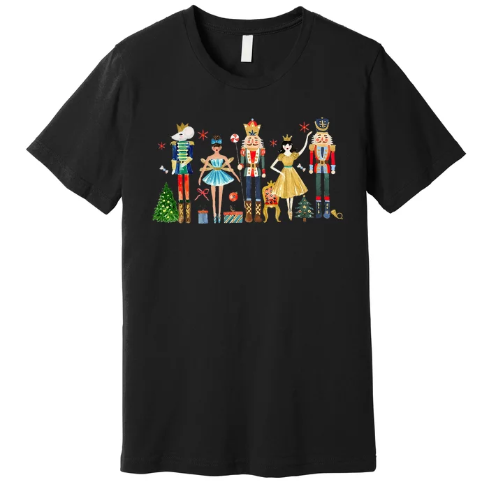 Nutcracker Squad Ballet Dance Christmas Matching Family Xmas Premium T-Shirt