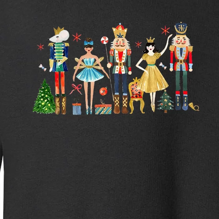 Nutcracker Squad Ballet Dance Christmas Matching Family Xmas Toddler Sweatshirt