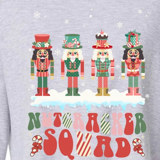 Nutcracker Squad Ballet Dance Matching Family Christmas Gift Cropped Pullover Crew