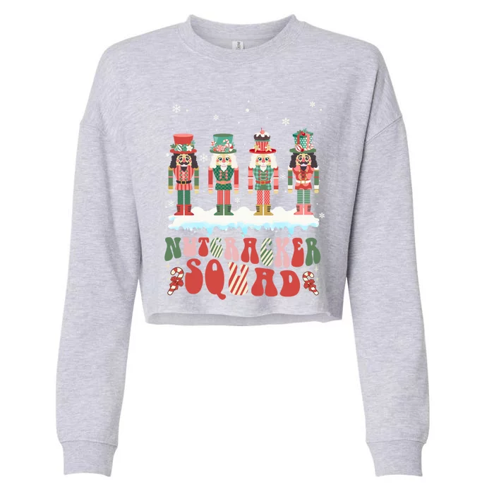 Nutcracker Squad Ballet Dance Matching Family Christmas Gift Cropped Pullover Crew