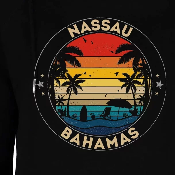 Nassau Souvenir Bahamas Reminder Womens Funnel Neck Pullover Hood