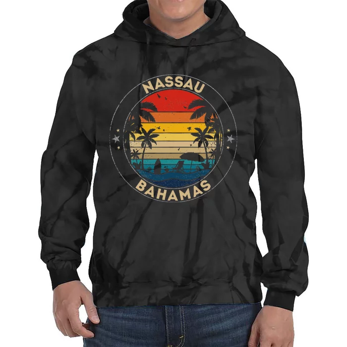 Nassau Souvenir Bahamas Reminder Tie Dye Hoodie