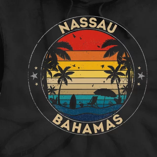 Nassau Souvenir Bahamas Reminder Tie Dye Hoodie