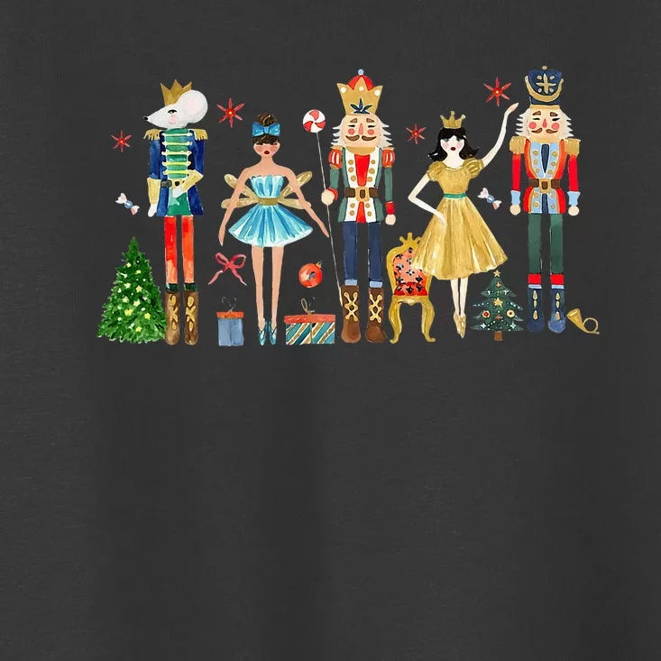 Nutcracker Squad Ballet Dance Christmas Matching Family Xmas Toddler T-Shirt