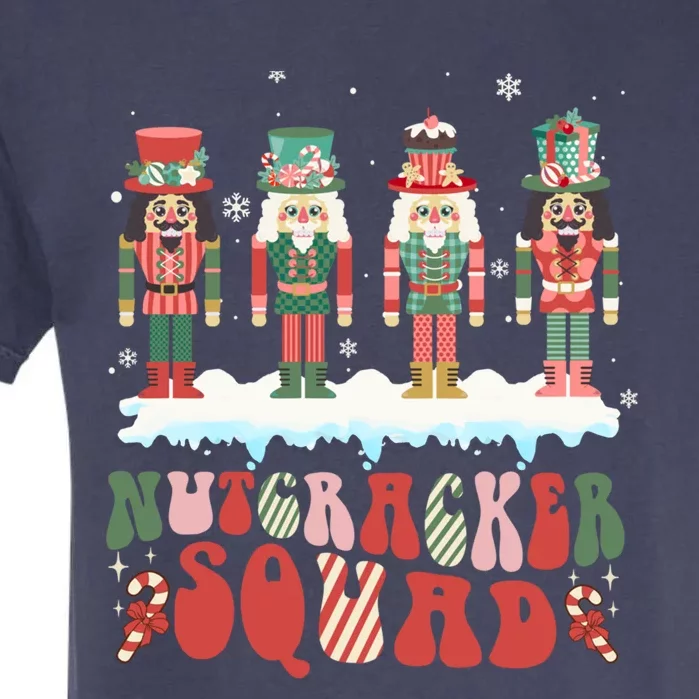 Nutcracker Squad Ballet Dance Matching Family Christmas Gift Garment-Dyed Heavyweight T-Shirt