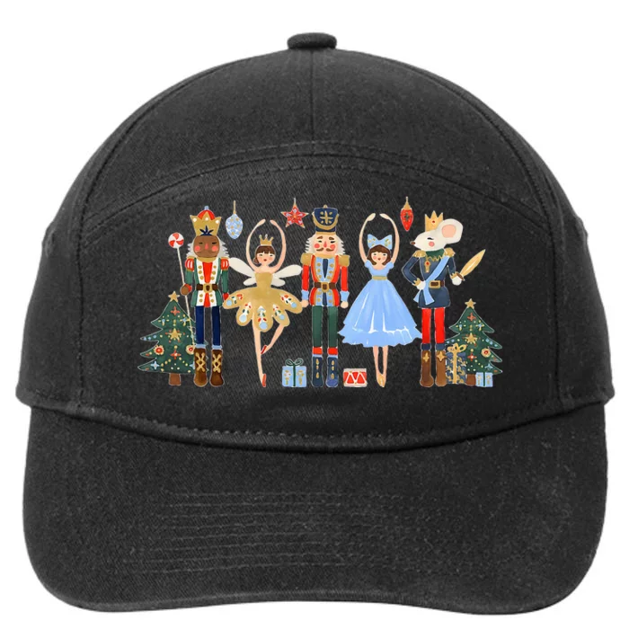 nutcracker squad ballet dance matching family christmas 7-Panel Snapback Hat