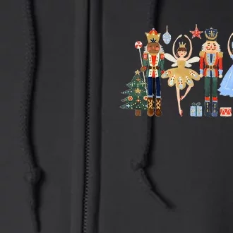 nutcracker squad ballet dance matching family christmas Full Zip Hoodie