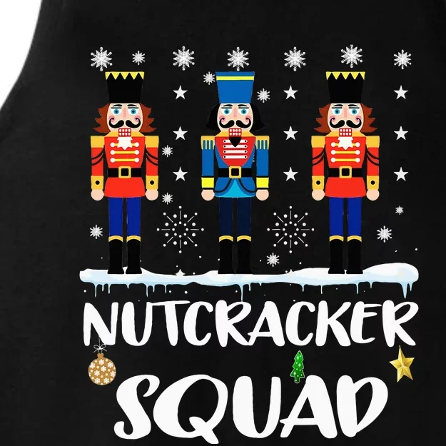 Nutcracker Squad Ballet Dance Matching Family Christmas Ladies Tri-Blend Wicking Tank