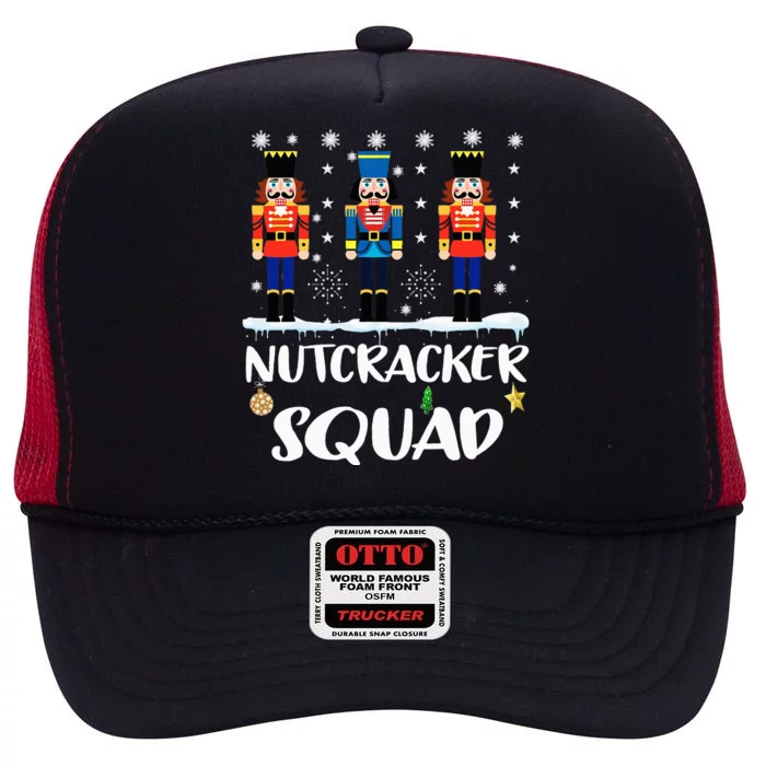 Nutcracker Squad Ballet Dance Matching Family Christmas High Crown Mesh Trucker Hat