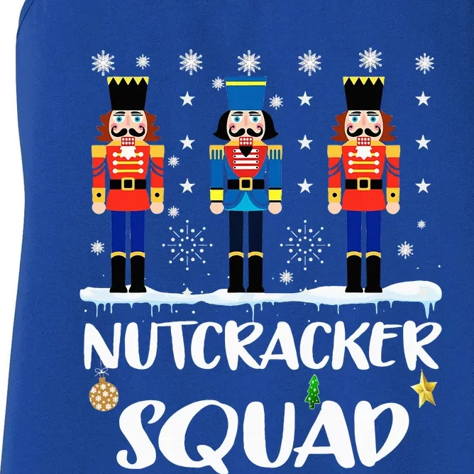 Nutcracker Squad Ballet Dance Matching Family Christmas Women's Racerback Tank