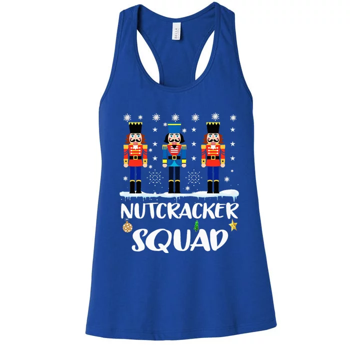 Nutcracker Squad Ballet Dance Matching Family Christmas Women's Racerback Tank