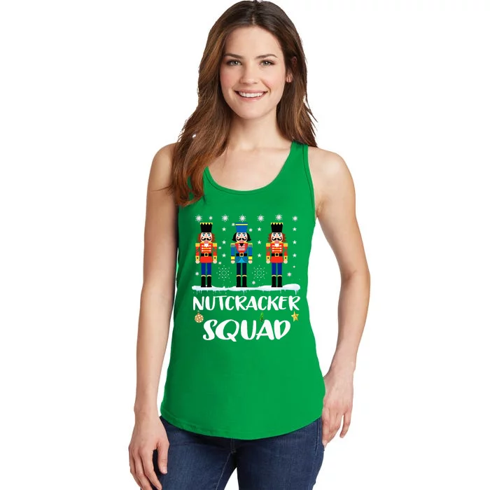 Nutcracker Squad Ballet Dance Matching Family Christmas Ladies Essential Tank