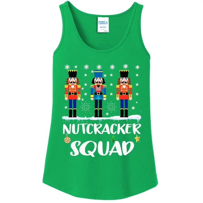 Nutcracker Squad Ballet Dance Matching Family Christmas Ladies Essential Tank