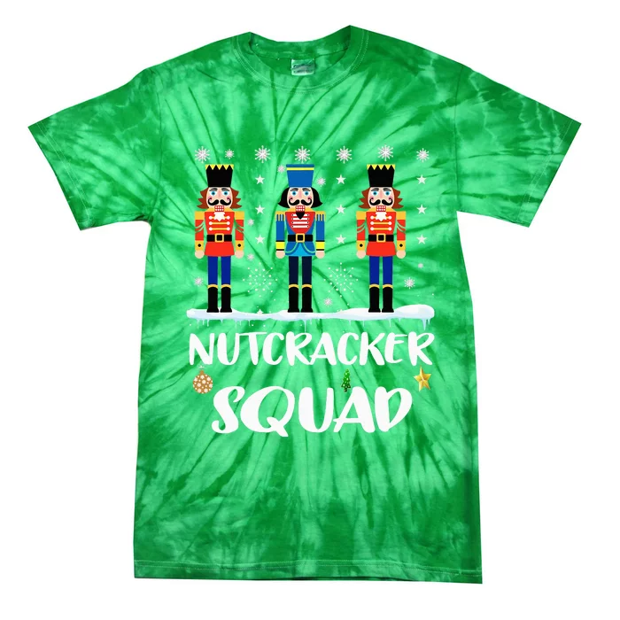 Nutcracker Squad Ballet Dance Matching Family Christmas Tie-Dye T-Shirt