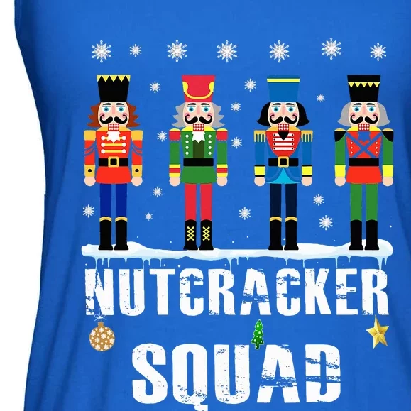 Nutcracker Squad Ballet Dance Matching Family Christmas Ladies Essential Flowy Tank