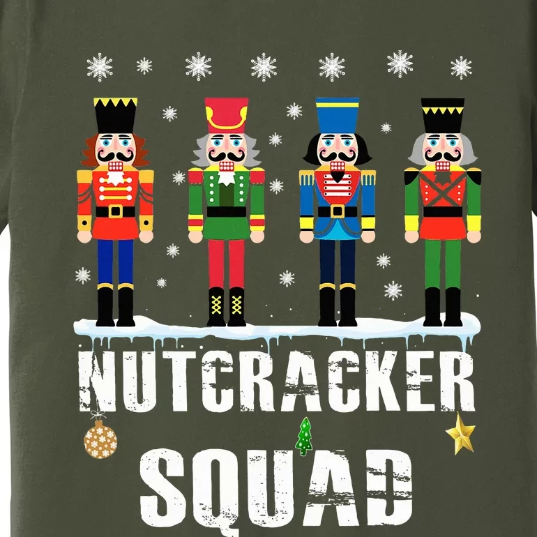 Nutcracker Squad Ballet Dance Matching Family Christmas Premium T-Shirt