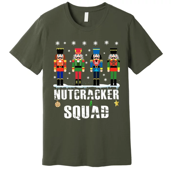 Nutcracker Squad Ballet Dance Matching Family Christmas Premium T-Shirt