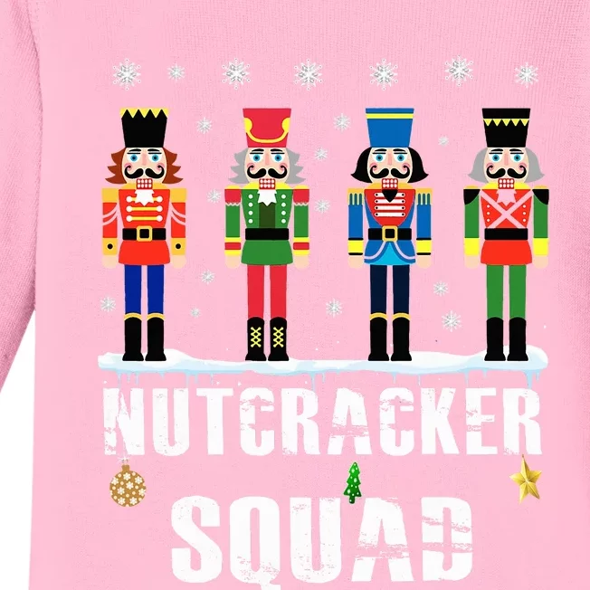 Nutcracker Squad Ballet Dance Matching Family Christmas Baby Long Sleeve Bodysuit