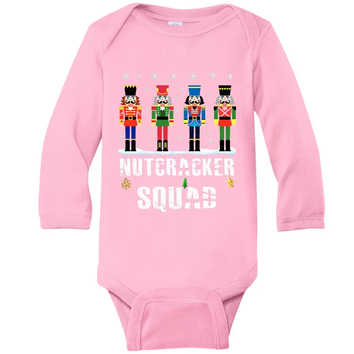 Nutcracker Squad Ballet Dance Matching Family Christmas Baby Long Sleeve Bodysuit