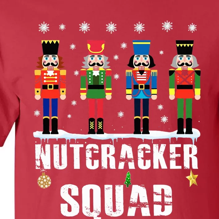 Nutcracker Squad Ballet Dance Matching Family Christmas Tall T-Shirt