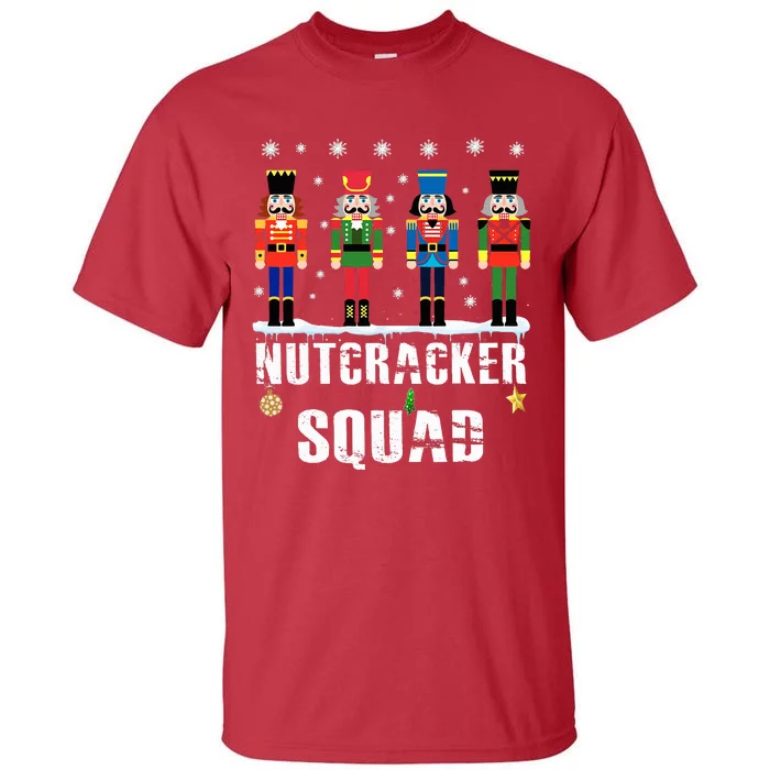 Nutcracker Squad Ballet Dance Matching Family Christmas Tall T-Shirt