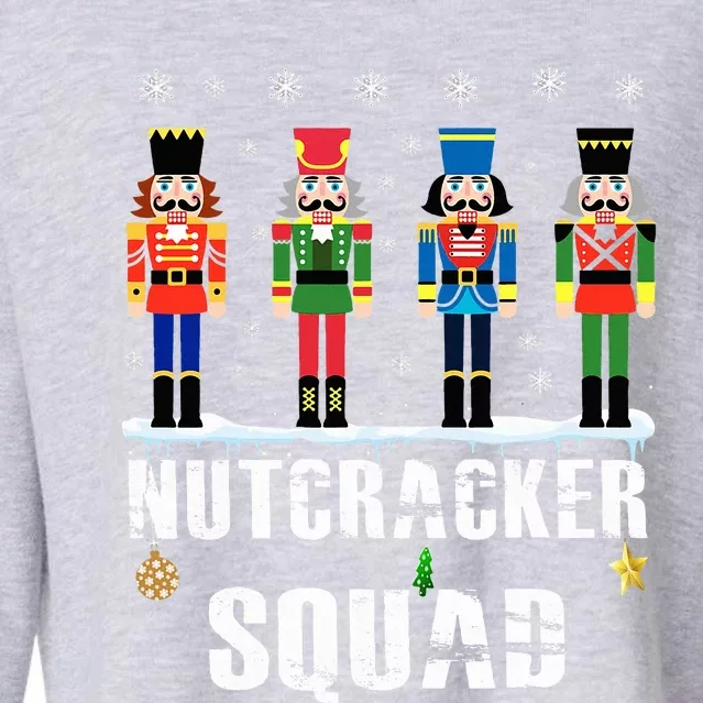 Nutcracker Squad Ballet Dance Matching Family Christmas Cropped Pullover Crew