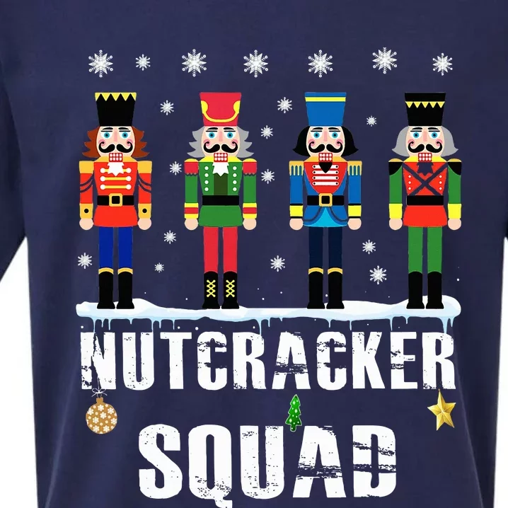 Nutcracker Squad Ballet Dance Matching Family Christmas Sueded Cloud Jersey T-Shirt