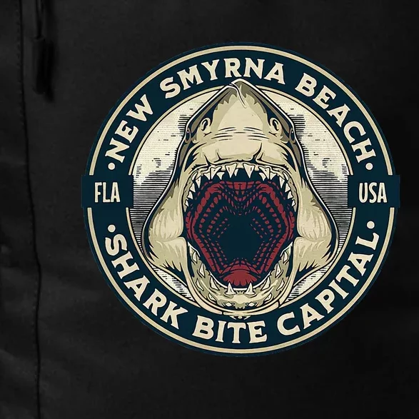 New Smyrna Beach Shark Bite Capital Of The World Graphic Daily Commute Backpack