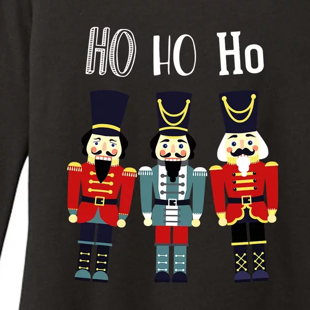 Nutcracker Squad Ballet Dance Matching Family Christmas Tree Womens CVC Long Sleeve Shirt