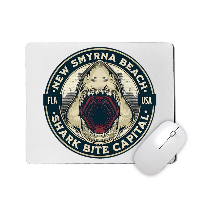 New Smyrna Beach Shark Bite Capital Of The World Mousepad