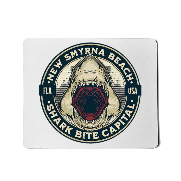 New Smyrna Beach Shark Bite Capital Of The World Mousepad