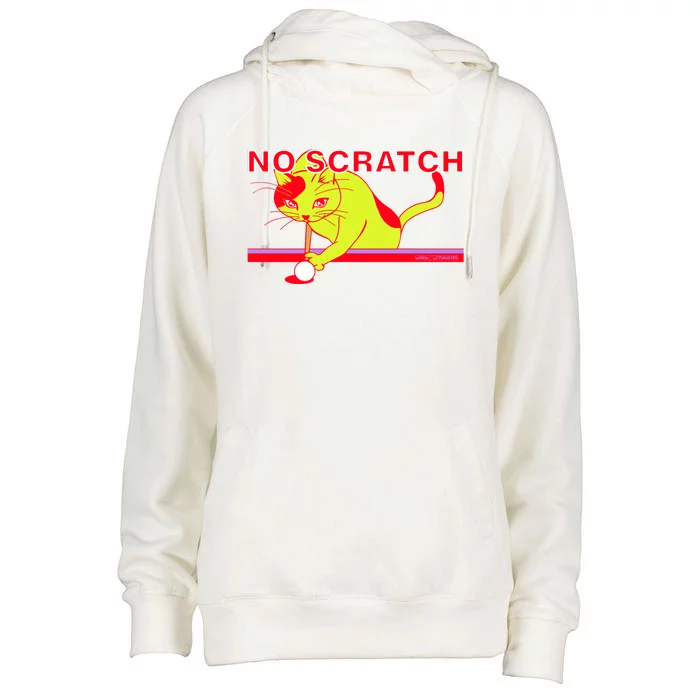 No Scratch Billiards Cat Pool Table Meaningful Gift Womens Funnel Neck Pullover Hood