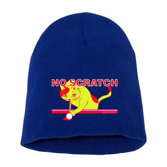 No Scratch Billiards Cat Pool Table Meaningful Gift Short Acrylic Beanie