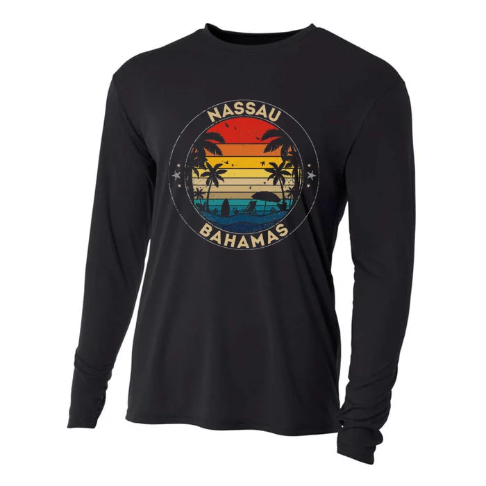 Nassau Souvenir Bahamas Reminder Cooling Performance Long Sleeve Crew