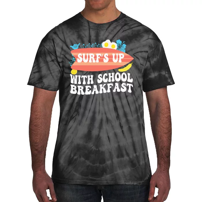 National School Breakfast Week Surfs Up Tie-Dye T-Shirt