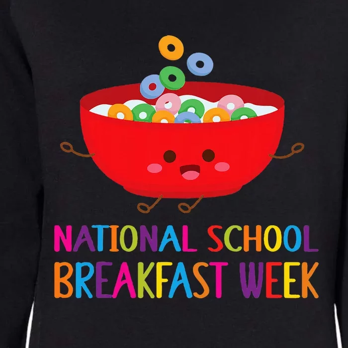 National School Breakfast Week Womens California Wash Sweatshirt