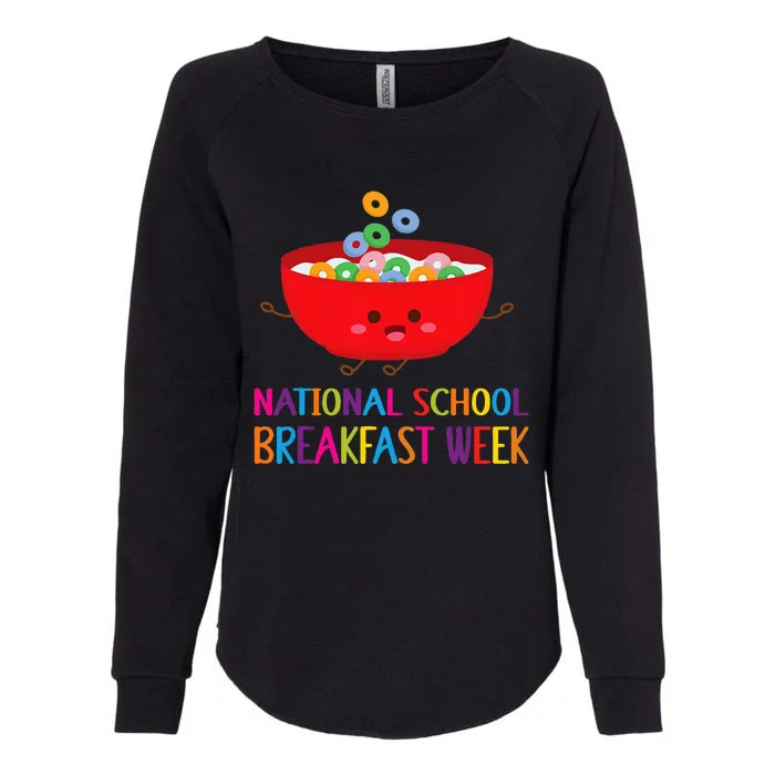 National School Breakfast Week Womens California Wash Sweatshirt