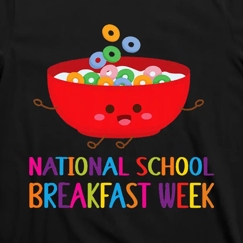 National School Breakfast Week Funny Cereal Lovers T-Shirt