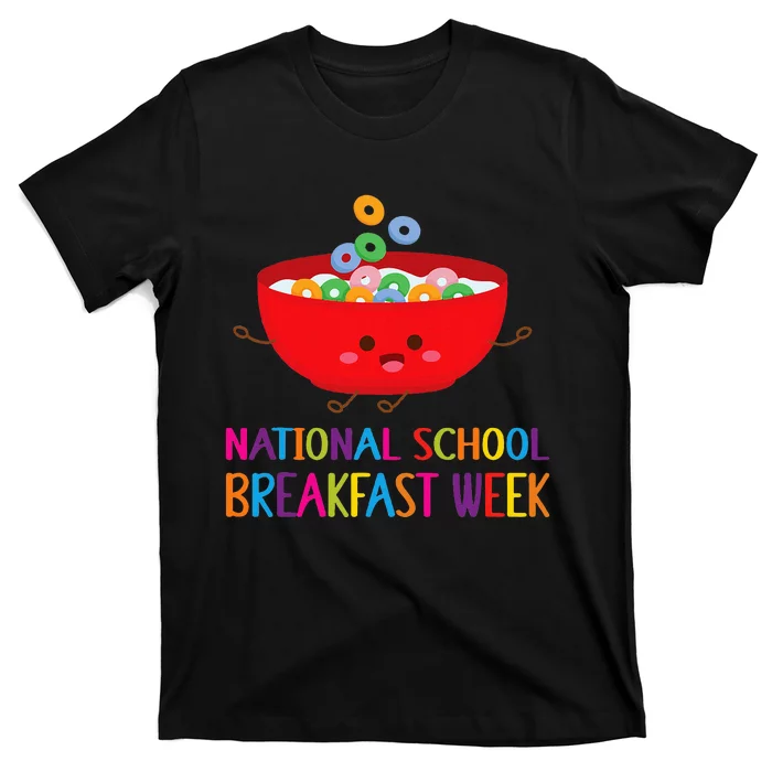 National School Breakfast Week Funny Cereal Lovers T-Shirt