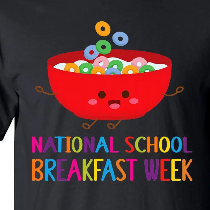 National School Breakfast Week Funny Cereal Lovers Tall T-Shirt