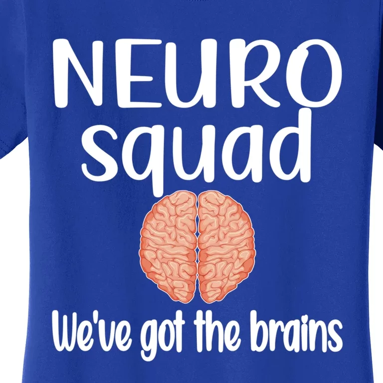 Neuro Squad Brain Neurologist Neurology Crew Tech Nurse Funny Gift Women's T-Shirt