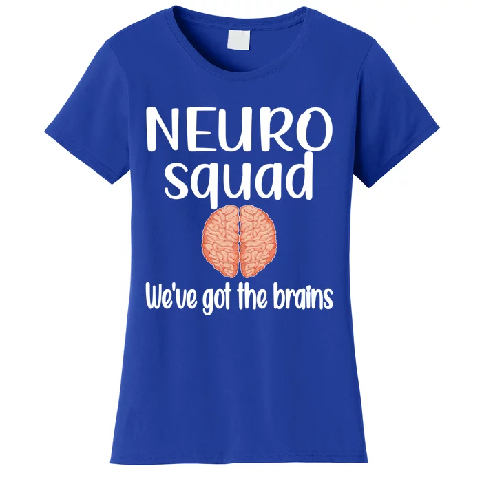 Neuro Squad Brain Neurologist Neurology Crew Tech Nurse Funny Gift Women's T-Shirt