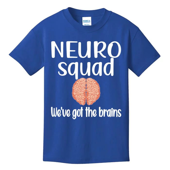 Neuro Squad Brain Neurologist Neurology Crew Tech Nurse Funny Gift Kids T-Shirt