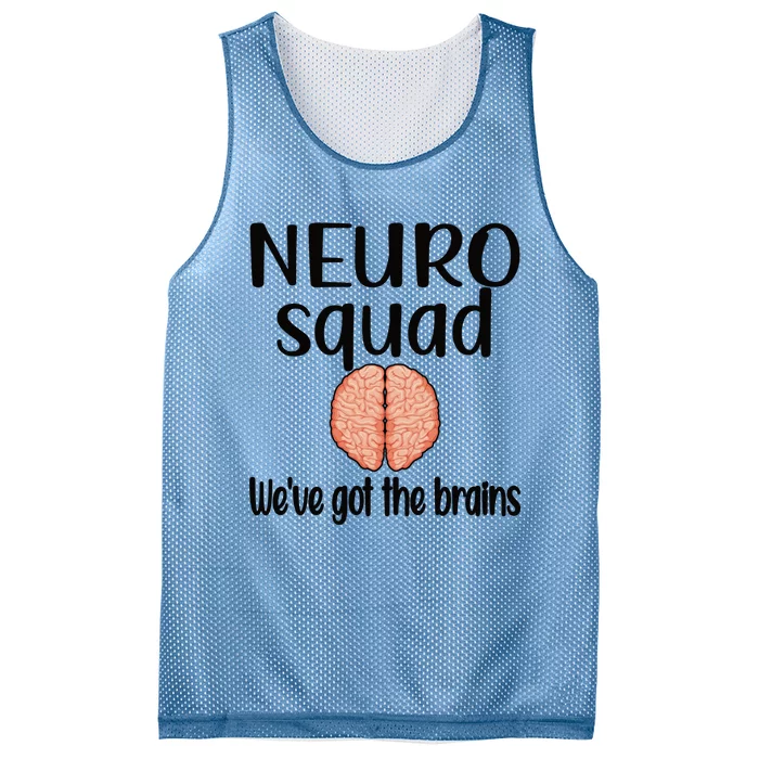 Neuro Squad Brain Neurologist Neurology Crew Tech Nurse Gift Mesh Reversible Basketball Jersey Tank