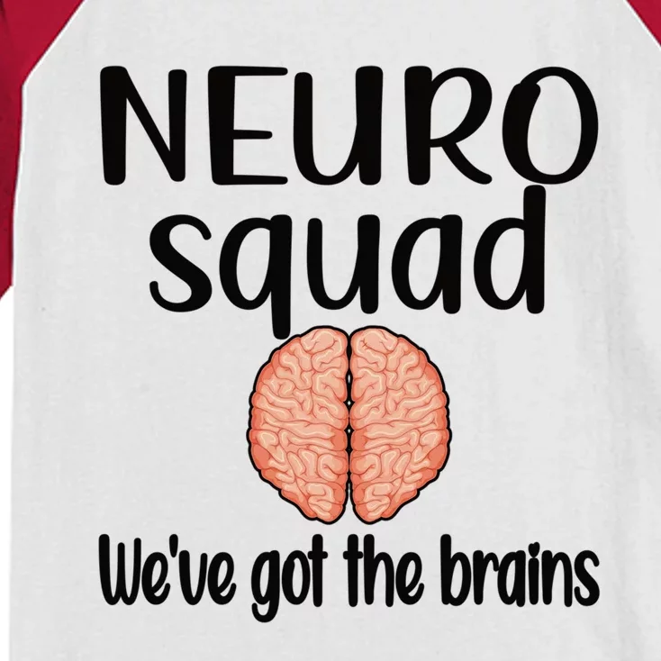 Neuro Squad Brain Neurologist Neurology Crew Tech Nurse Gift Kids Colorblock Raglan Jersey