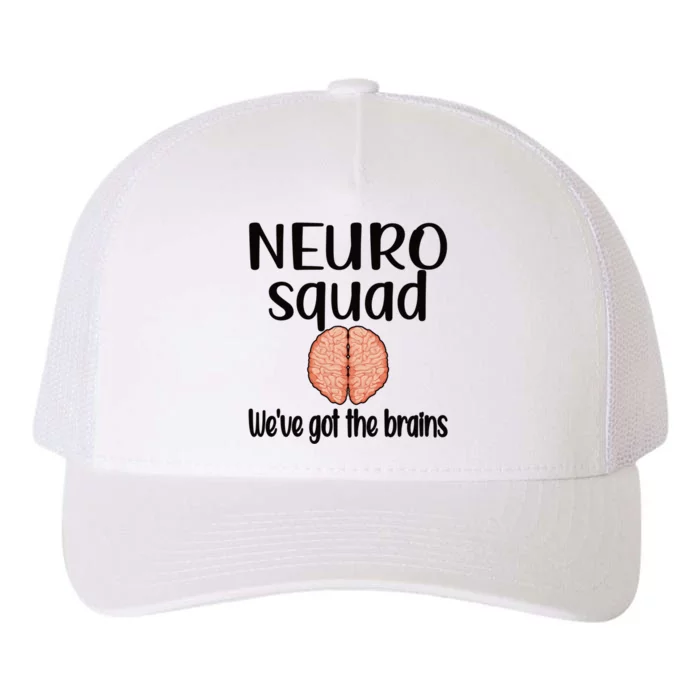 Neuro Squad Brain Neurologist Neurology Crew Tech Nurse Gift Yupoong Adult 5-Panel Trucker Hat