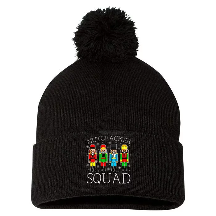 Nutcracker Squad Ballet Matching Family Christmas Wo Girl Pom Pom 12in Knit Beanie