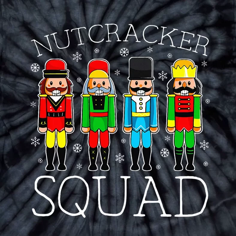 Nutcracker Squad Ballet Matching Family Christmas Wo Girl Tie-Dye T-Shirt