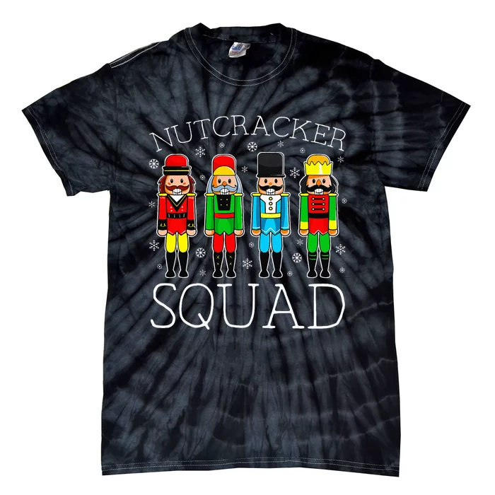 Nutcracker Squad Ballet Matching Family Christmas Wo Girl Tie-Dye T-Shirt